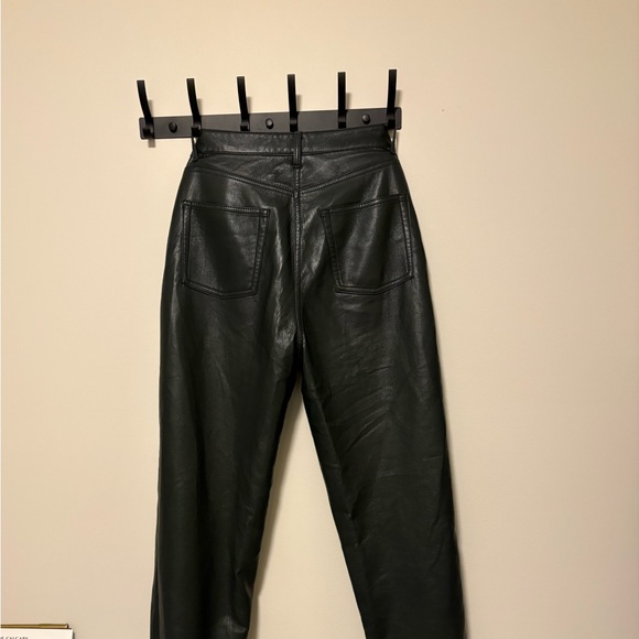 Aritzia Green Straight Leg Pants - Picture 10 of 15